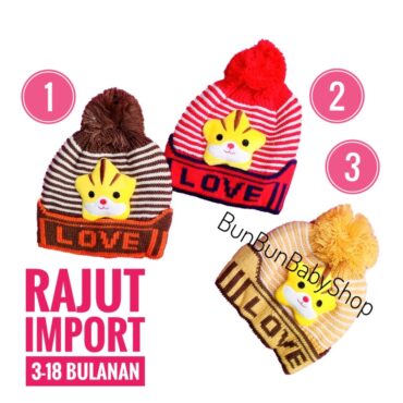 Topi Kupluk Baby Bayi Lucu Rajut  Lakilaki Perempuan Baju 